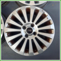 Cerchi in Lega Ford Fiesta 6 Serie 16 pollici 16 6.5J 4x108 ET41.5 4pz 1881868 Originale Usato