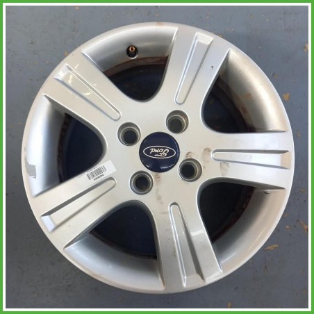 Cerchio Singolo in Lega Ford Fiesta 5 Serie 15 pollici 15 6.0J 4x108 ET52.5 1pz 1077166 Originale Usato al pz
