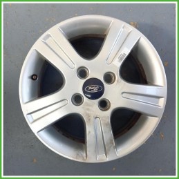 Cerchio Singolo in Lega Ford Fiesta 5 Serie 15 pollici 15 6.0J 4x108 ET52.5 1pz 1077166 Originale Usato al pz