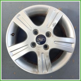 Cerchio Singolo in Lega Ford Fiesta 5 Serie 15 pollici 15 6.0J 4x108 ET52.5 1pz 1077166 Originale Usato al pz