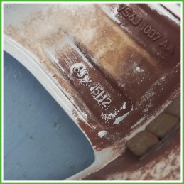 Cerchio Singolo in Lega Ford Fiesta 5 Serie 15 pollici 15 6.0J 4x108 ET52.5 1pz 1077166 Originale Usato al pz