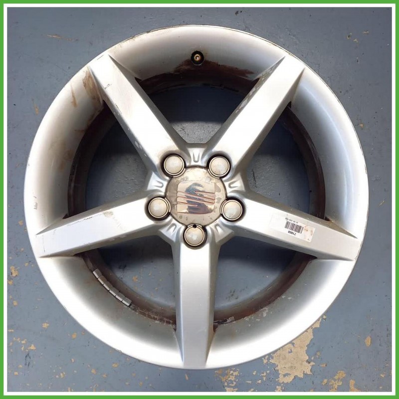 Cerchio Singolo in Lega Seat Ibiza IV 6L1 16 pollici 16 6.5J 5x100 ET43 1pz 6L0601025B72V Originale Usato al pz