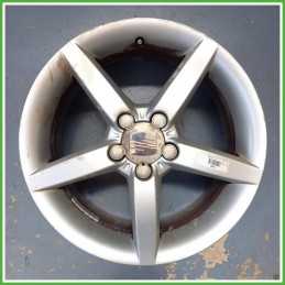 Cerchio Singolo in Lega Seat Ibiza IV 6L1 16 pollici 16 6.5J 5x100 ET43 1pz 6L0601025B72V Originale Usato al pz