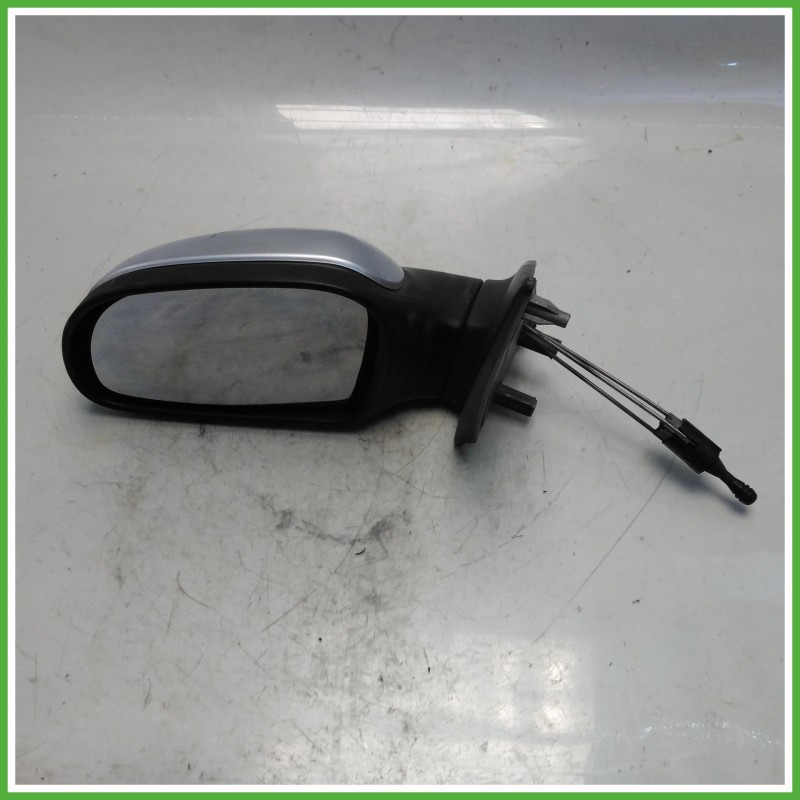 Specchio Specchietto Retrovisore Sinistro SX Grigio Citroen Saxo 2000-2004 Britax Originale Usato