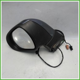 Specchio Specchietto Retrovisore Sinistro SX Grigio Peugeot 207 2006-2009 Ficosa Ficomirrors Originale Usato