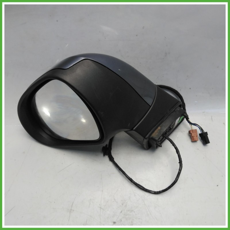 Specchio Specchietto Retrovisore Sinistro SX Grigio Peugeot 207 2006-2009 Ficosa Ficomirrors Originale Usato