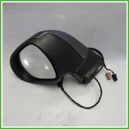 Specchio Specchietto Retrovisore Sinistro SX Grigio Peugeot 207 2006-2009 Ficosa Ficomirrors Originale Usato