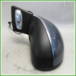 Specchio Specchietto Retrovisore Sinistro SX Grigio Peugeot 207 2006-2009 Ficosa Ficomirrors Originale Usato
