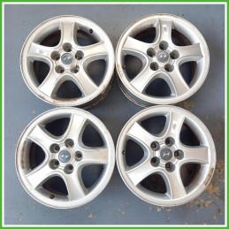 Cerchi in Lega Hyundai Santa Fe 1 Serie 16 pollici 16 6.0J 5x114.3 ET46 4pz 5291026250 Originale Usato