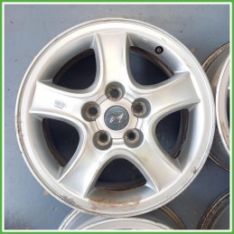 Cerchi in Lega Hyundai Santa Fe 1 Serie 16 pollici 16 6.0J 5x114.3 ET46 4pz 5291026250 Originale Usato