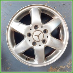 Cerchio Singolo in Lega Mercedes Classe A W168 15 pollici 15 5.5J 5x112 ET54 1pz A1684000702 Originale Usato al pz