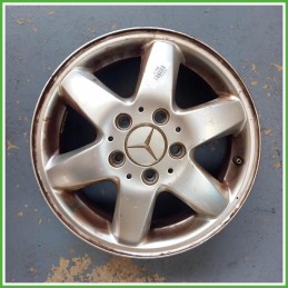 Cerchio Singolo in Lega Mercedes Classe A W168 15 pollici 15 5.5J 5x112 ET54 1pz A1684000702 Originale Usato al pz
