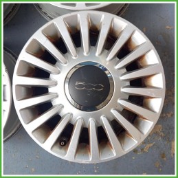 Cerchi in Lega Fiat 500 2 Serie 15 pollici 15 6.0J 4x98 ET35 4pz 51787641 Originale Usato