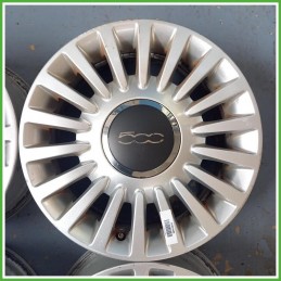 Cerchi in Lega Fiat 500 2 Serie 15 pollici 15 6.0J 4x98 ET35 4pz 51787641 Originale Usato