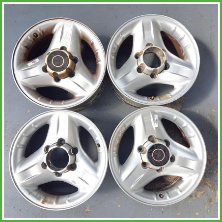 Cerchi in Lega Opel Frontera A 16 pollici 16 7.0J 6x139.7 ET38 4pz 1002399 Originale Usato