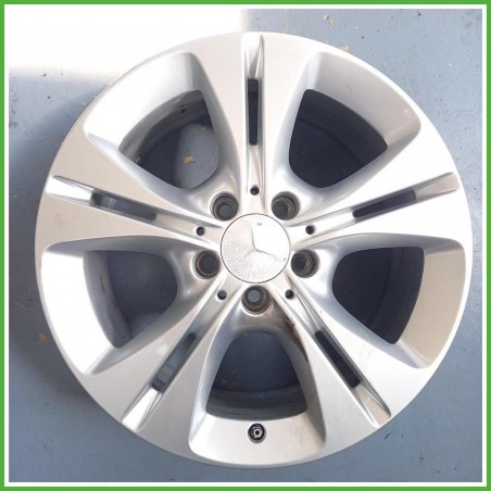Cerchio Singolo in Lega Mercedes Classe C S205 SW 17 pollici 17 7.0J 5x112 ET48.5 1pz A20540104007X45 Originale Usato al pz