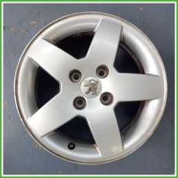 Cerchio Singolo in Lega Peugeot 207 15 pollici 15 6.0J 4x108 ET23 1pz 5401P4 Originale Usato al pz