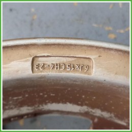 Cerchio Singolo in Lega Peugeot 207 15 pollici 15 6.0J 4x108 ET23 1pz 5401P4 Originale Usato al pz