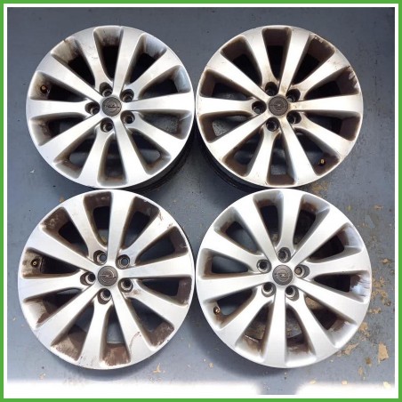Cerchi in Lega Opel Astra J SW 17 pollici 17 7.0J 5x105 ET42 4pz 13417444 Originale Usato