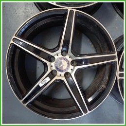 Cerchi in Lega Mercedes Classe GLA X156 19 pollici 19 8.5J 5x112 ET45 4pz A15640104007X23 Originale Usato
