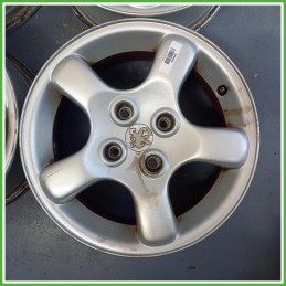 Cerchi in Lega Peugeot 206 15 pollici 15 6.0J 4x108 ET28 4pz 5401J2 Originale Usato