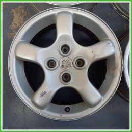 Cerchi in Lega Peugeot 206 15 pollici 15 6.0J 4x108 ET28 4pz 5401J2 Originale Usato