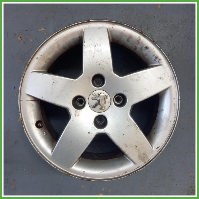 Cerchio Singolo in Lega Peugeot 207 SW 15 pollici 15 6.0J 4x108 ET23 1pz 1608847180 Originale Usato al pz