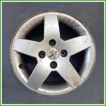 Cerchio Singolo in Lega Peugeot 207 SW 15 pollici 15 6.0J 4x108 ET23 1pz 1608847180 Originale Usato al pz
