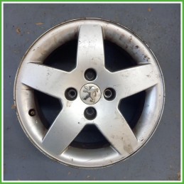 Cerchio Singolo in Lega Peugeot 207 SW 15 pollici 15 6.0J 4x108 ET23 1pz 1608847180 Originale Usato al pz