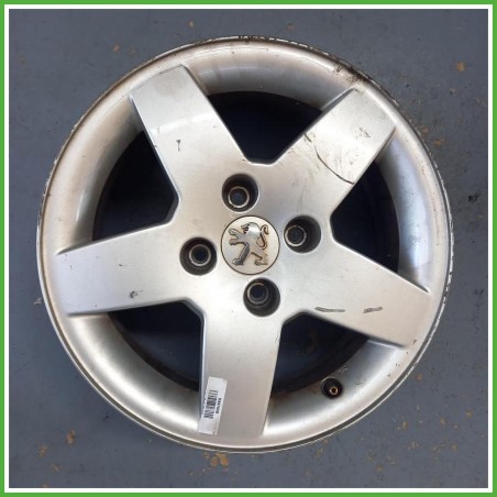 Cerchio Singolo in Lega Peugeot 207 SW 15 pollici 15 6.0J 4x108 ET23 1pz 1608847180 Originale Usato al pz