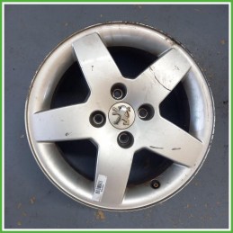 Cerchio Singolo in Lega Peugeot 207 SW 15 pollici 15 6.0J 4x108 ET23 1pz 1608847180 Originale Usato al pz