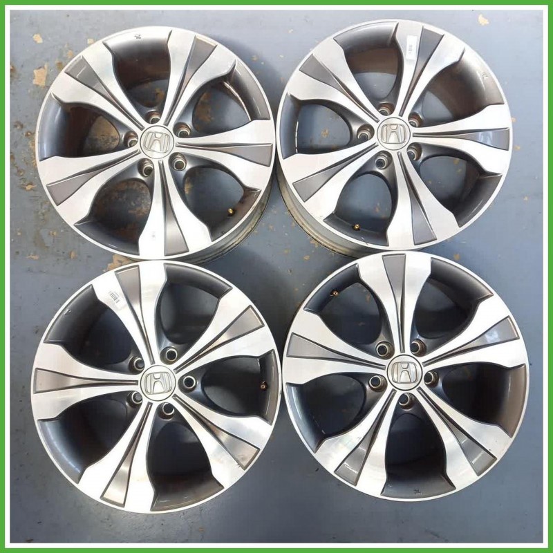 Cerchi in Lega Honda CR-V 4 Serie 18 pollici 18 7.0J 5x114.3 ET50 4pz 42700T1GE91 Originale Usato