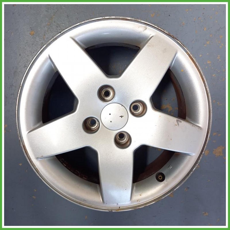 Cerchio Singolo in Lega Peugeot 207 15 pollici 15 6.0J 4x108 ET23 1pz 1608847180 Originale Usato al pz