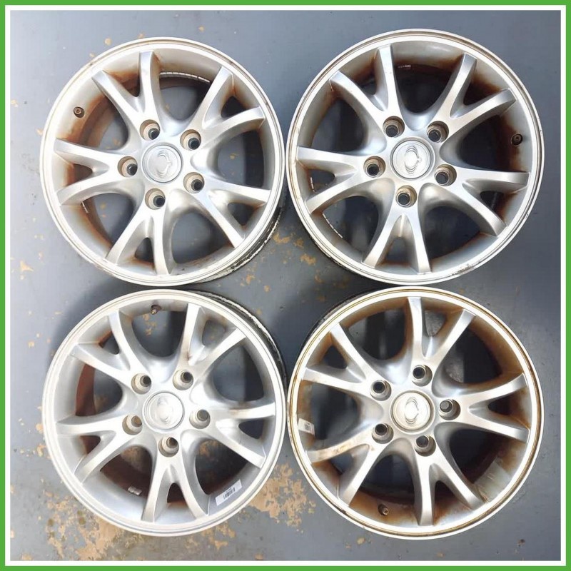 Cerchi in Lega Ssangyong Actyon Sports 2 Serie 16 pollici 16 6.5J 5x130 ET43 4pz 4173031320 Originale Usato
