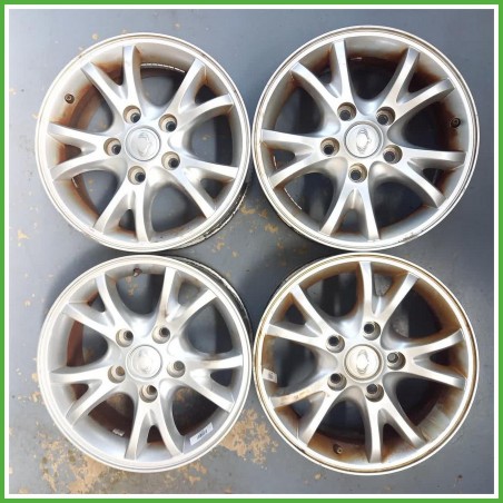 Cerchi in Lega Ssangyong Actyon Sports 2 Serie 16 pollici 16 6.5J 5x130 ET43 4pz 4173031320 Originale Usato