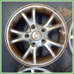 Cerchi in Lega Ssangyong Actyon Sports 2 Serie 16 pollici 16 6.5J 5x130 ET43 4pz 4173031320 Originale Usato