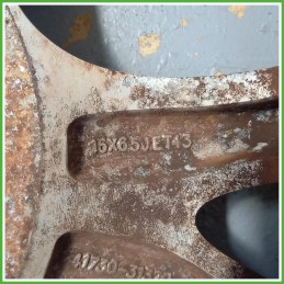 Cerchi in Lega Ssangyong Actyon Sports 2 Serie 16 pollici 16 6.5J 5x130 ET43 4pz 4173031320 Originale Usato