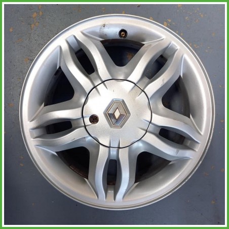 Cerchio Singolo in Lega Renault Clio 3 Serie 15 pollici 15 6.0J 4x100 ET50 1pz 8200317802 Originale Usato al pz