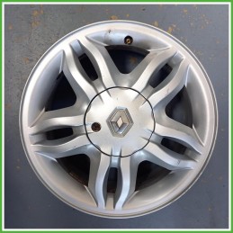 Cerchio Singolo in Lega Renault Clio 3 Serie 15 pollici 15 6.0J 4x100 ET50 1pz 8200317802 Originale Usato al pz