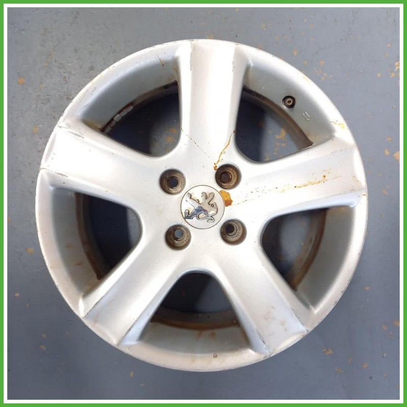 Cerchio Singolo in Lega Peugeot 307 CC 16 pollici 16 6.5J 4x108 ET31 1pz 5401Q0 Originale Usato al pz