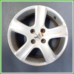 Cerchio Singolo in Lega Peugeot 307 CC 16 pollici 16 6.5J 4x108 ET31 1pz 5401Q0 Originale Usato al pz