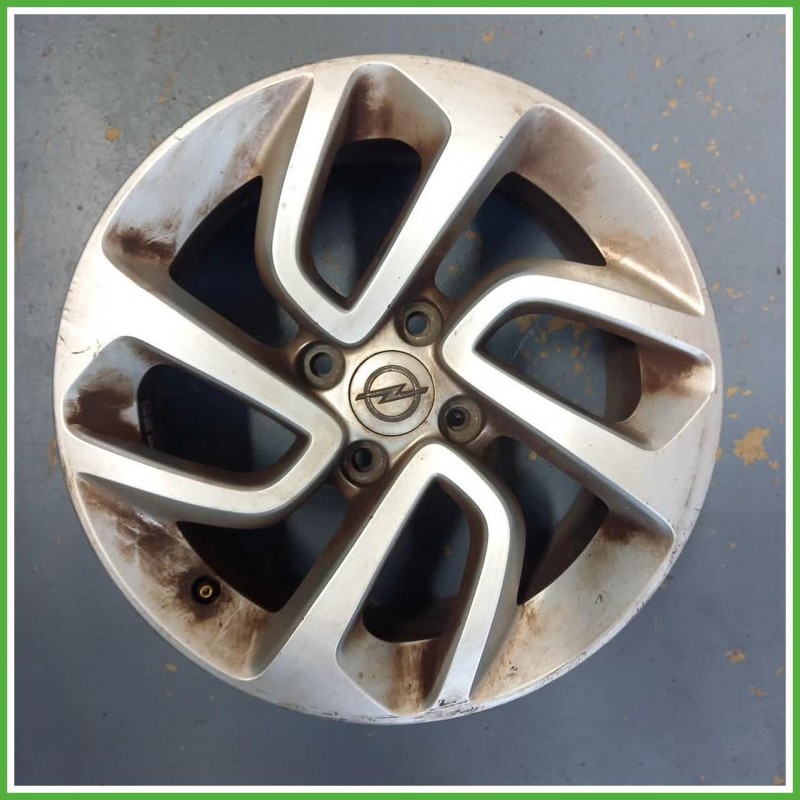 Cerchio Singolo in Lega Opel Crossland X 16 pollici 16 6.5J 4x108 ET20 1pz 13469365 Originale Usato al pz