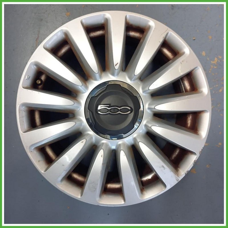 Cerchio Singolo in Lega Fiat 500L 16 pollici 16 6.5J 5x98 ET39 1pz 51890147 Originale Usato al pz