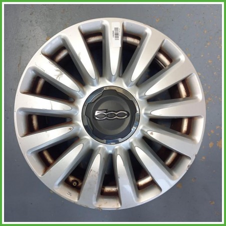 Cerchio Singolo in Lega Fiat 500L 16 pollici 16 6.5J 5x98 ET39 1pz 51890147 Originale Usato al pz