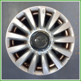 Cerchio Singolo in Lega Fiat 500L 16 pollici 16 6.5J 5x98 ET39 1pz 51890147 Originale Usato al pz