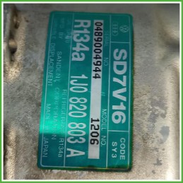 Compressore Clima AC Aria Condizionata Sanden SD7V16 Volkswagen Golf 4 Serie 1J0820803A 1997-2003