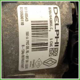 Compressore Clima AC Aria Condizionata Delphi 01140543 Renault Scenic 2 Serie 8200600110 2005-2009
