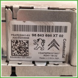 Autoradio Citroen C3 1 Serie 1.4 6564N7 2005-2009 Continental A2C53250038
