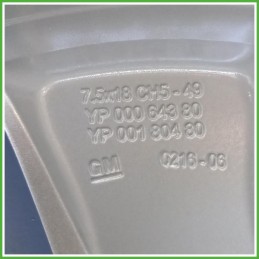 Cerchi in Lega Opel Crossland X 18 pollici 18 7.5J 5x108 ET49 4pz 13469368 Originale Usato