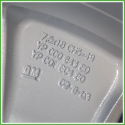 Cerchio Singolo in Lega Opel Crossland X 18 pollici 18 7.5J 5x108 ET49 1pz 13469368 Originale Usato al pz